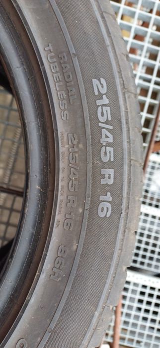 215/45R16 86H CONTINENTAL , komplet opon letnich.