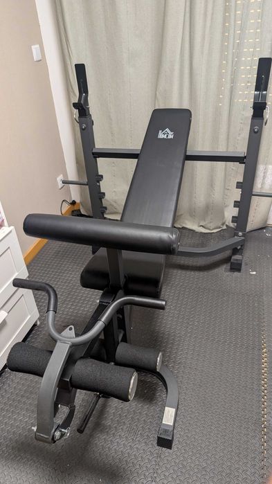 HOMCOM Banco de Musculação Multifuncional