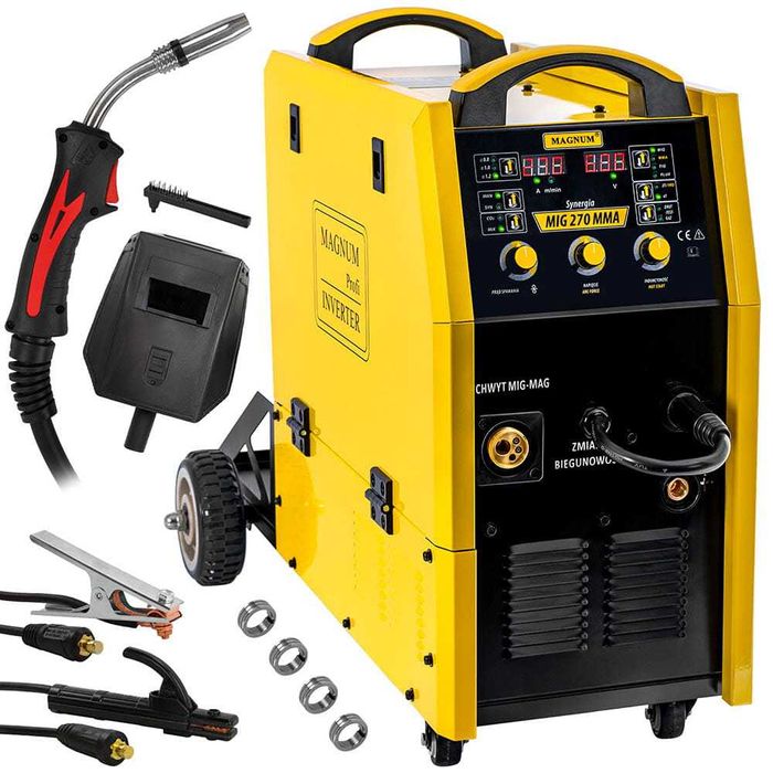Spawarka migomat Magnum MIG/MAG 270A 400V synergia + manualny