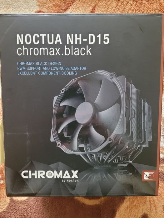 Повітряне охолодження noctua  nh-d15 chromax.black
