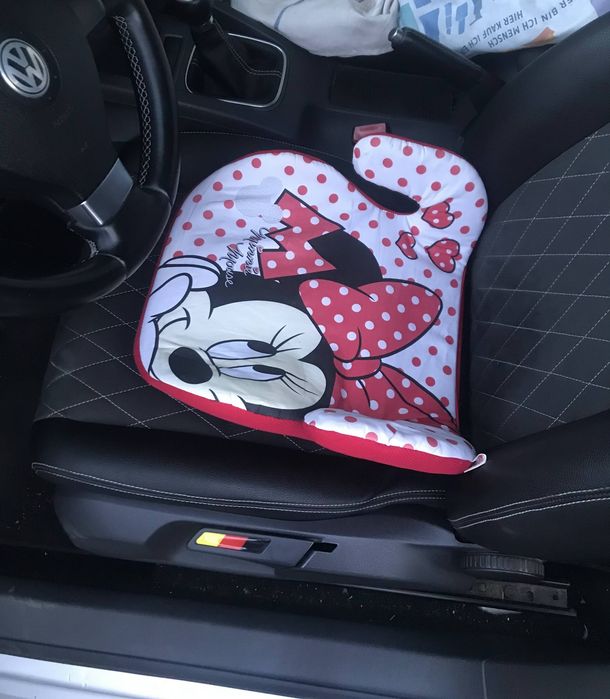 Бустер дитячий Minnie mouse,крісло дитяче в авто