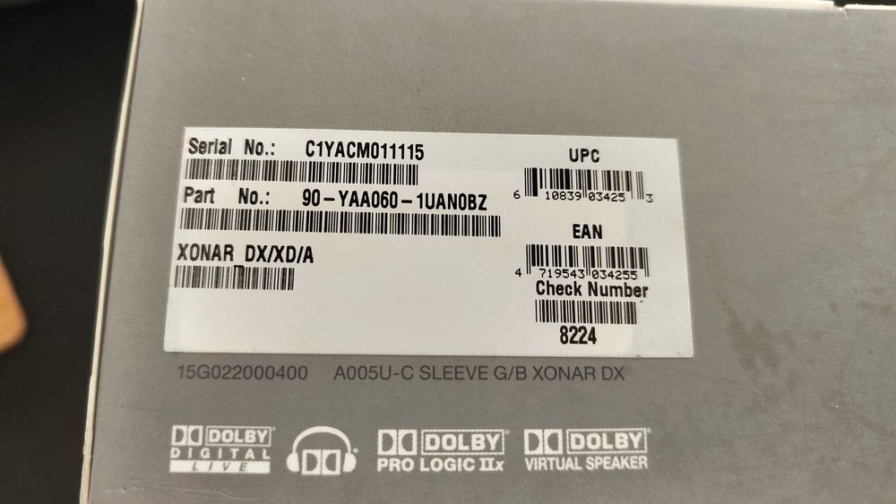 Asus Xonar DX PCI-E