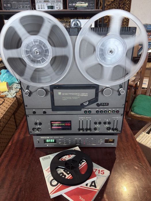 Магнитофон Электроника 004К стерео 1991 выпуск