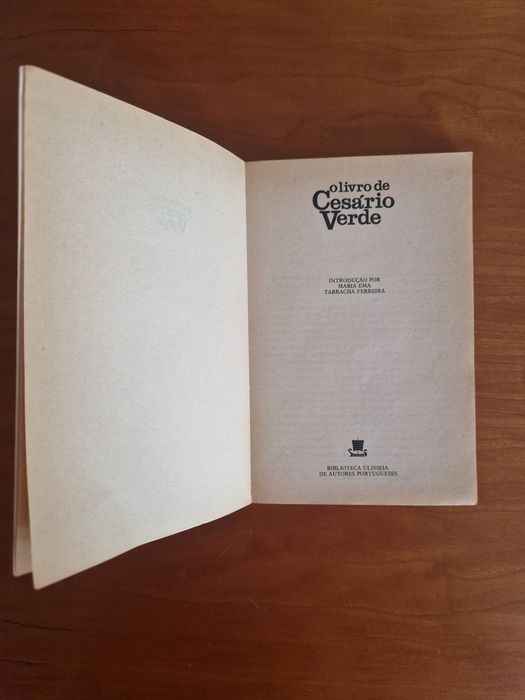 Livro "O livro de Cesário Verde", texto integral.
