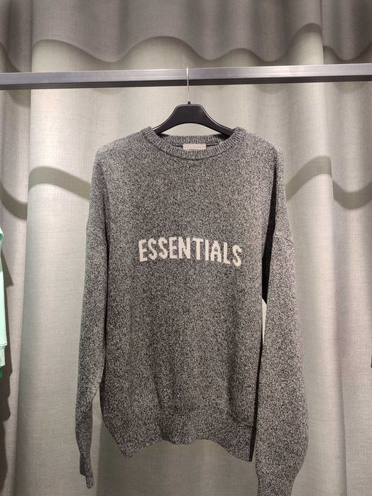 Светр FEAR OF GOD Essentials Knit Sweater Grey Melange