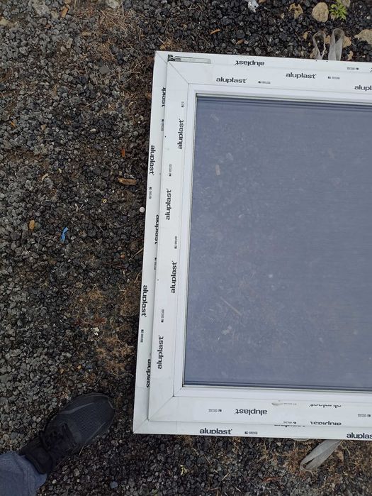 Okno tarasowe łukowe pcv 192/238 trzy szybowe balkon plus okno