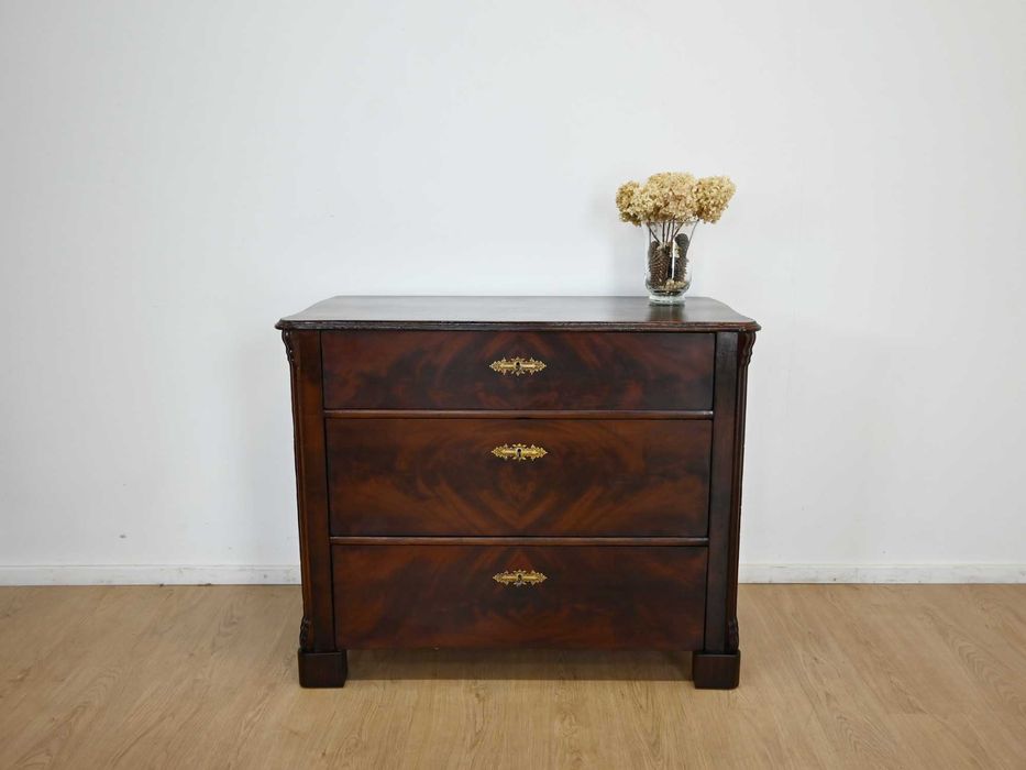 mahoniowa komoda filipowska 021007