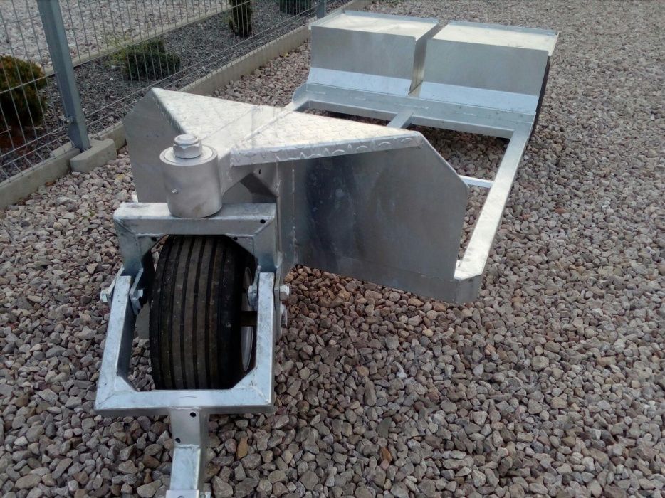 Wózek Sadowniczy W-1P/3K, /KOŁA 10 PŁÓCIEN / OCYNK /   Wózki Sadownicz