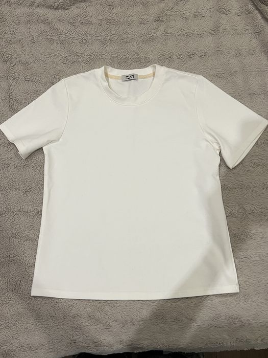 Біла футболка; S; MK manufacture (український бренд)