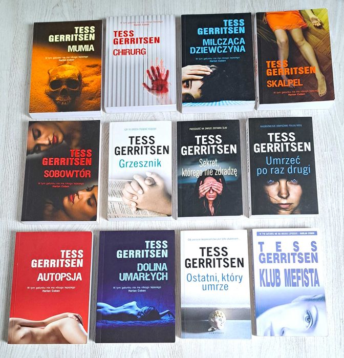 Gerritsen Klub Mefista Sekret Mumia Sobowtór Dolina Autopsja Skalpel