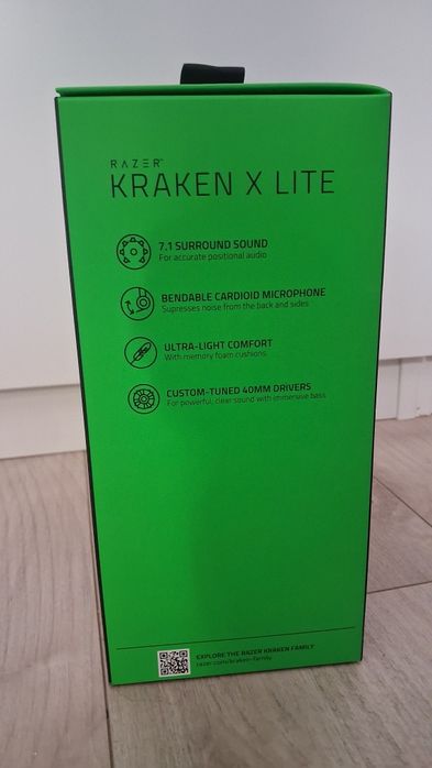 Słuchawki Gaming razer kraken x lite