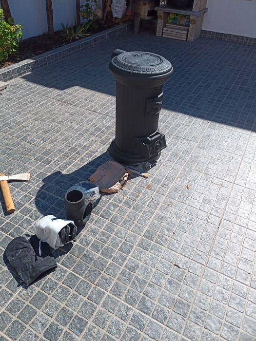 Vendo salamandra barmat ferro fundido