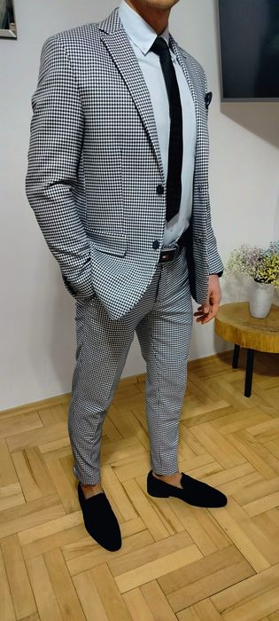 Garnitur Męski Pepitka