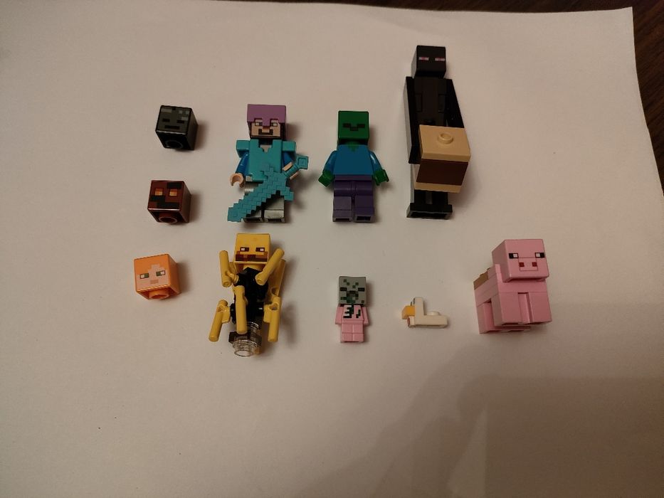 LEGO minifigurki Minecraft