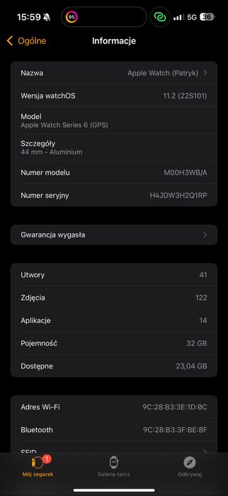 Apple watch series 6 - 44 mm prosto z salonu