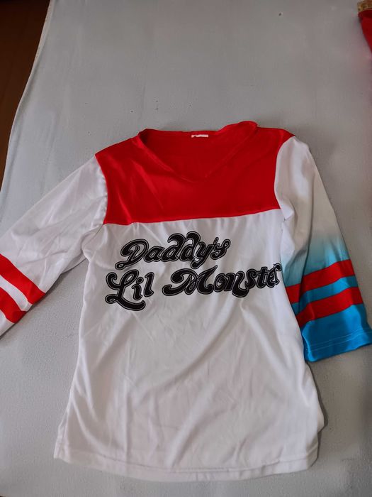 Fato Harley Quin Cosplay,Halloween,Tamanho S