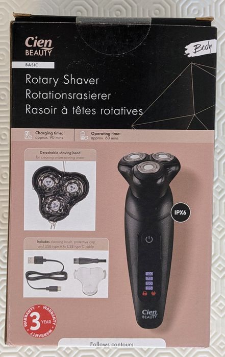 Máquina de Barbear Cien Beauty Lidl Nova
