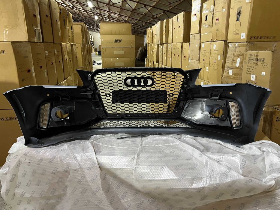 бампер audi q5 12-16 8r стиль rs Решетка ауди ку5 под туманки