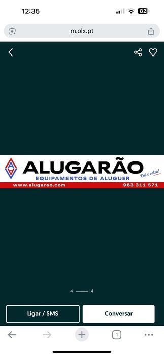 Aluguer Betoneira 125 litros