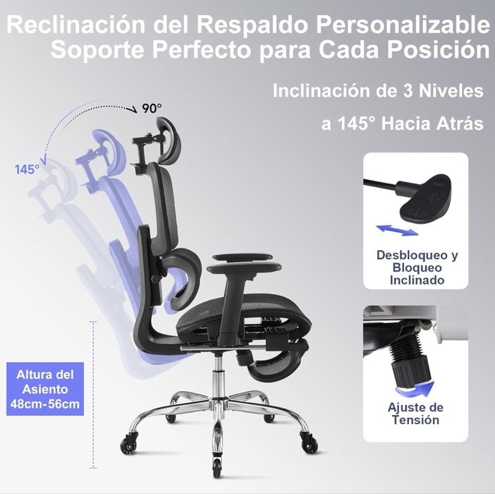 Cadeira ergonomica Larkleaves L10 Pro