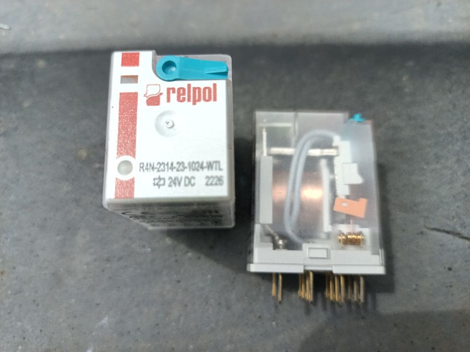 Реле RELPOL 24vdc контакти позолота