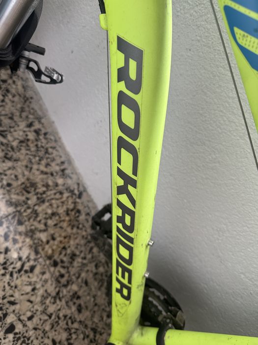 Bicicleta ROCKRIDER BTT ST 100 cor Amarela