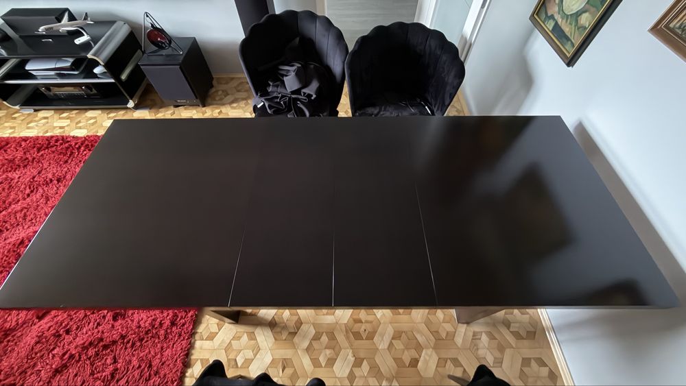 Stół prostokątny wenge 200x80 składany