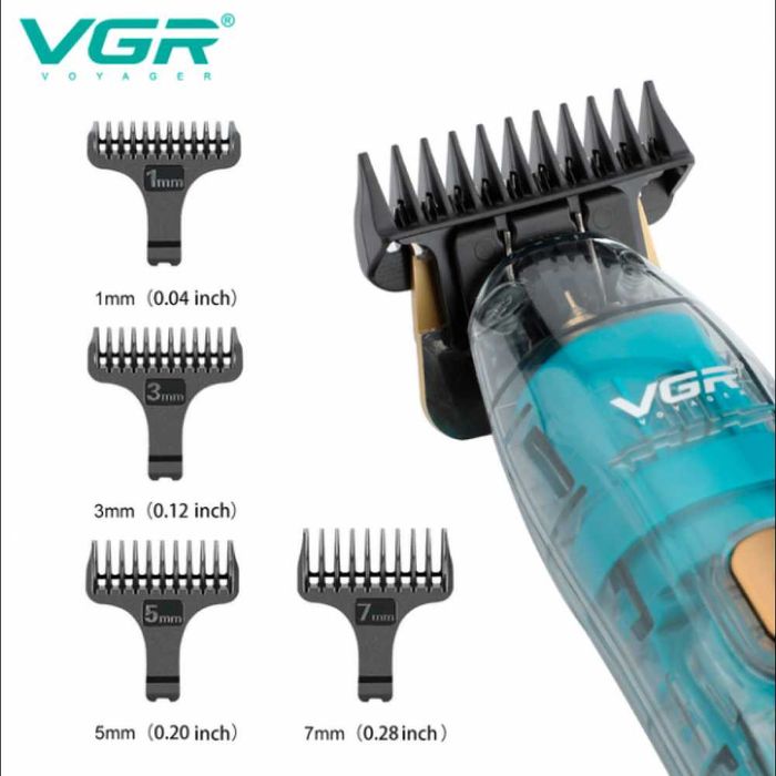 Машинка для стрижки волос триммер для бороды VGR V-961 LED дисплей