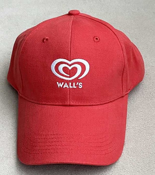 Czapka czerwona baseball cap 100% Bawełna