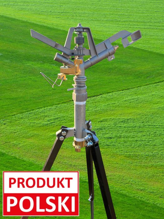 Profesjonalny i solidny  zraszacz ogrodowy 1 cal promień 17-20m Fa.VAT