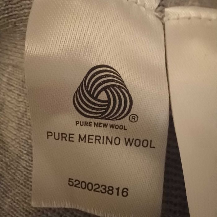 COERCION 100% wełna merino sweter śliczny dla L/XL