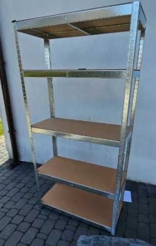 organizer magazynowy 5 półek metalowy do garażu do magazynu regał