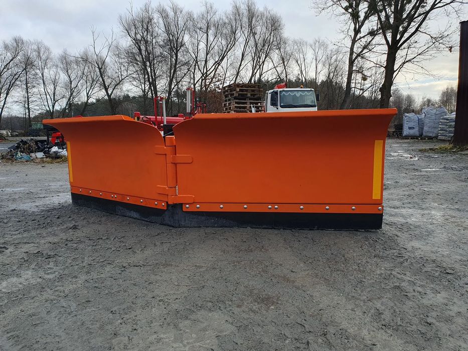 Pług do śniegu 3m strzała do koparko ładowarki terex fermec massey ferguson volvo