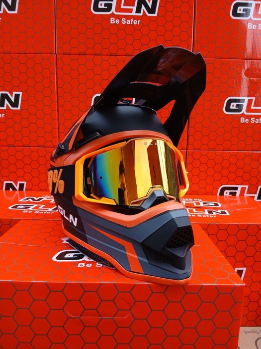 Мотошолом кросовий мото шлем кросс  шолом для мотоцикла кросовий