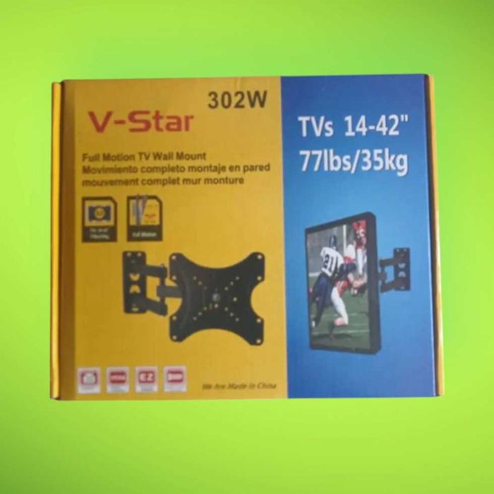 Крепление кронштейн для телевизора c поворотом диагональю 14-42 302W