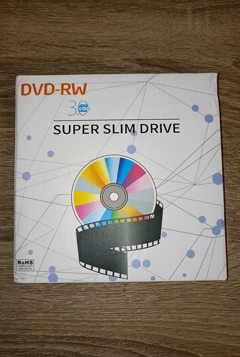 Зовнішній оптичний привід DVD+/-RW 2 in 1 (USB 3.0/Type-C)