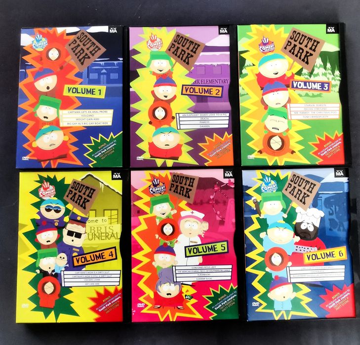 Dvds Southpark 1-6
