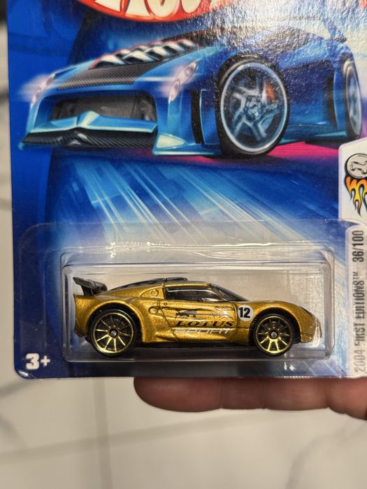 Hot Wheels Lotus Sport Elise 2004 pierwsze wydanie! Złoty First Editio