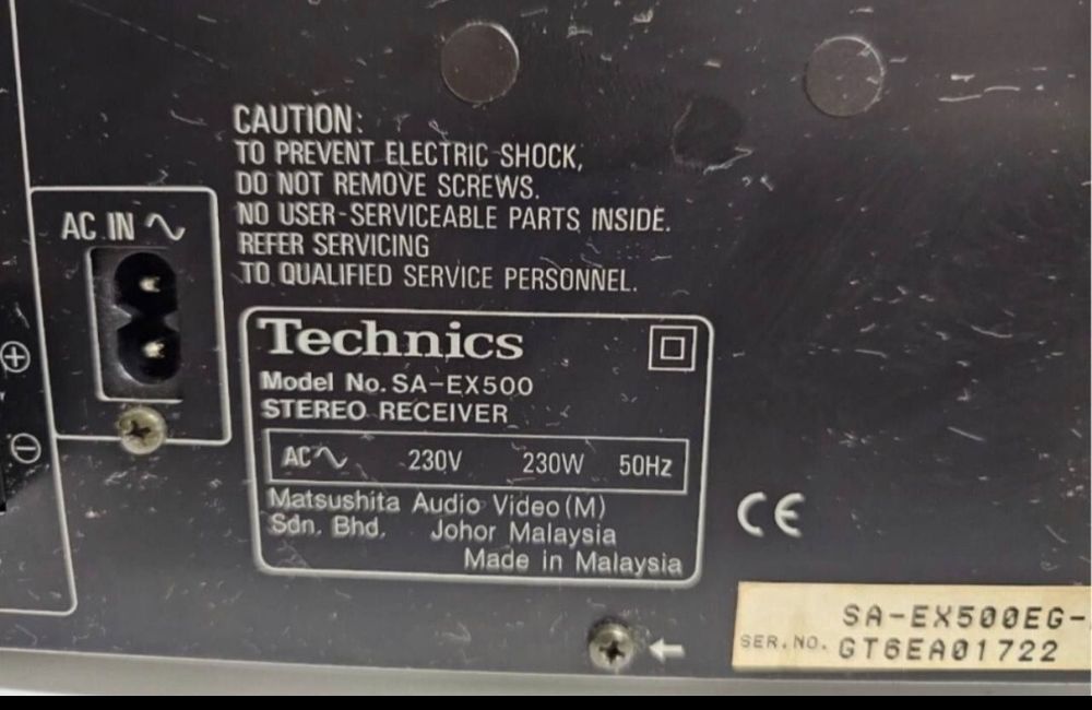 Amplituner Technics SA-EX500, Japan, 2*100 Watt