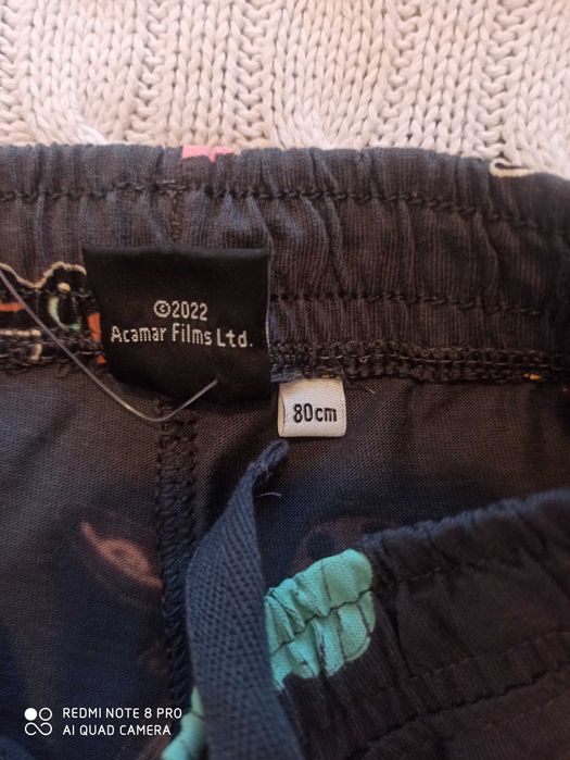 Spodnie dresowe dziewczęce 80 cm