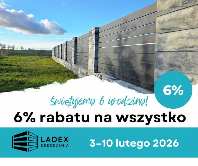 Ogrodzenia frontowe, panelowe - PROMOCJA -6% na wszystko do 10/02