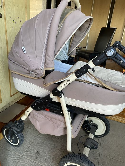 Коляска Adamex 2в1 бежева