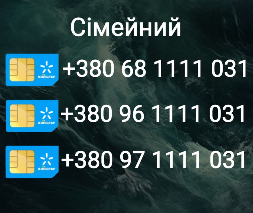Гарні номери для сім'ї 1111+1111+1111