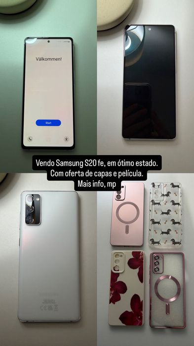 Samsung s20 fe em muito bom estado
