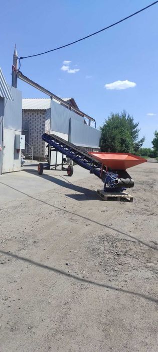 Погрузчик ленточный конвейер, стрічковий для завантаження барж,вагонів