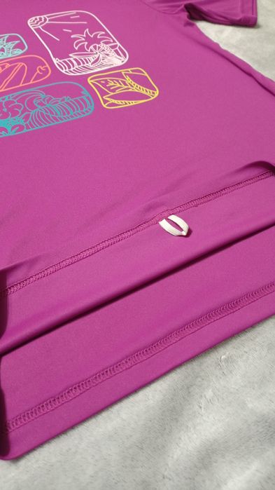 Oxylane спортивна жіноча футболка фіолетова р. S / для бігу / для бега