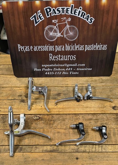 Manetes alumínio duplas/turismo/lusito/Francesas/manete invertida