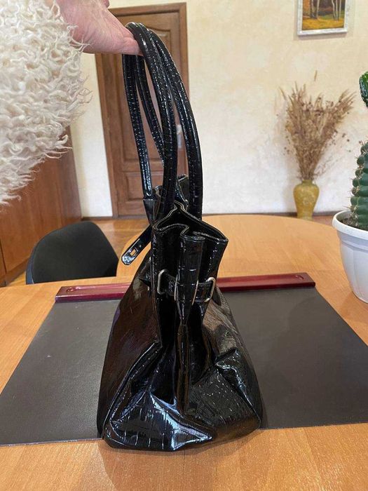 Сумка жіноча еко/крокодил лак