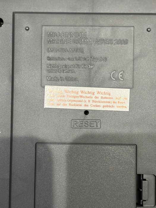 Elektroniczna gra w statki Nowa  oryginał Vintage