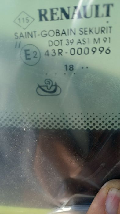 Szyba przednia renault scenic ll nowa oryginalna
